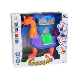 GIRAFA COM SOM E LUZ NA CAIXA